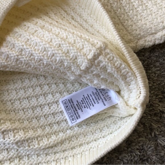 BEST Ba&sh Gaspard French Knit Cardigan Small Off-White Ivory - Picture 7 of 8